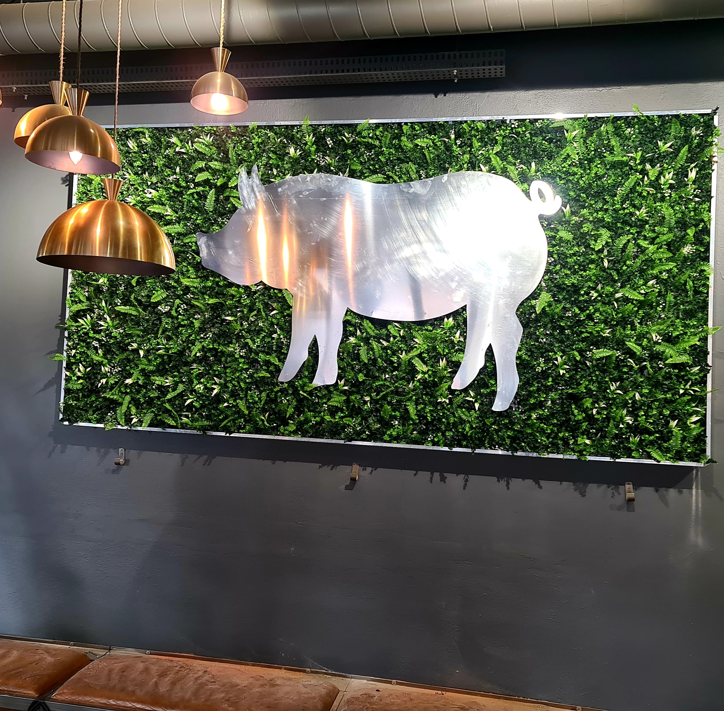 Jungle Fern Artificial Hedge 1m x 1m