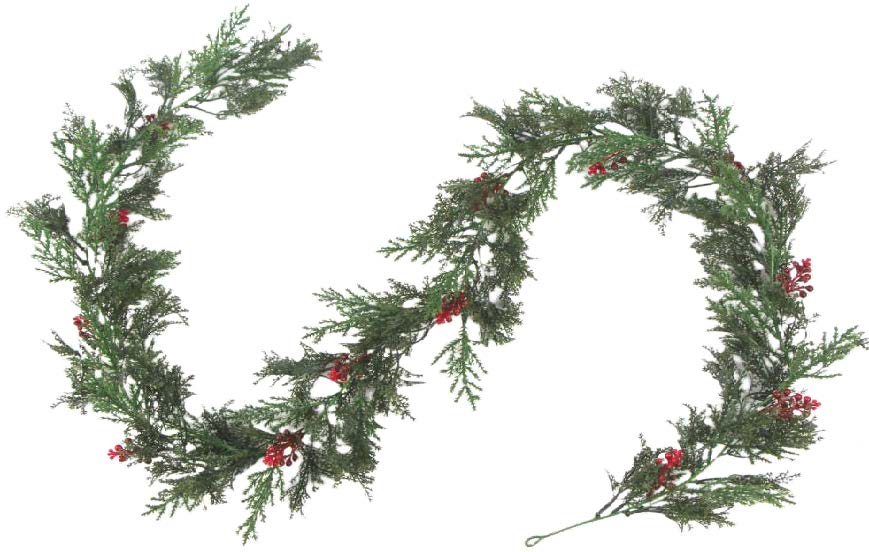 Christmas Cypress Garland Outdoor