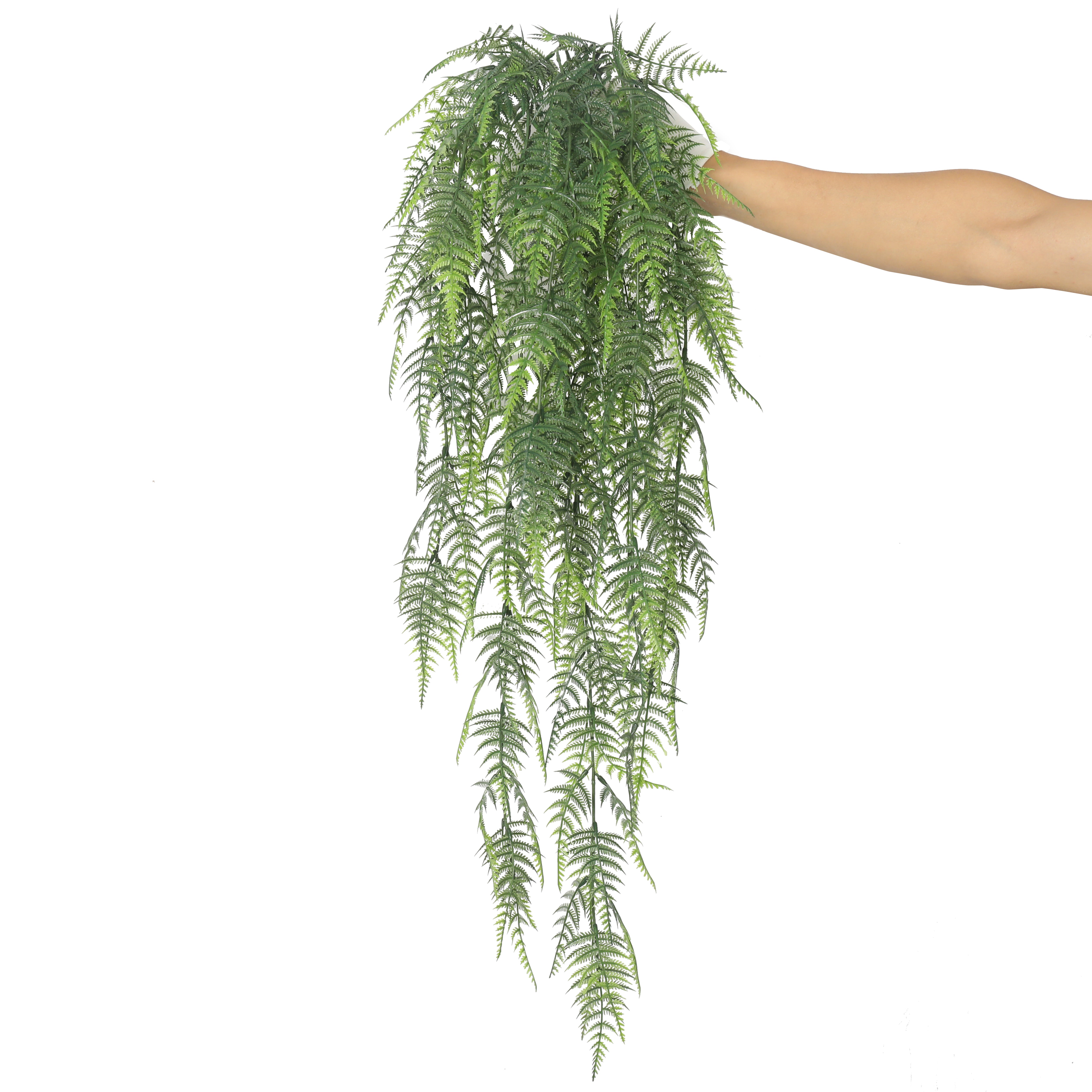 Lady Fern Artificial Hanging Plant Outdoor