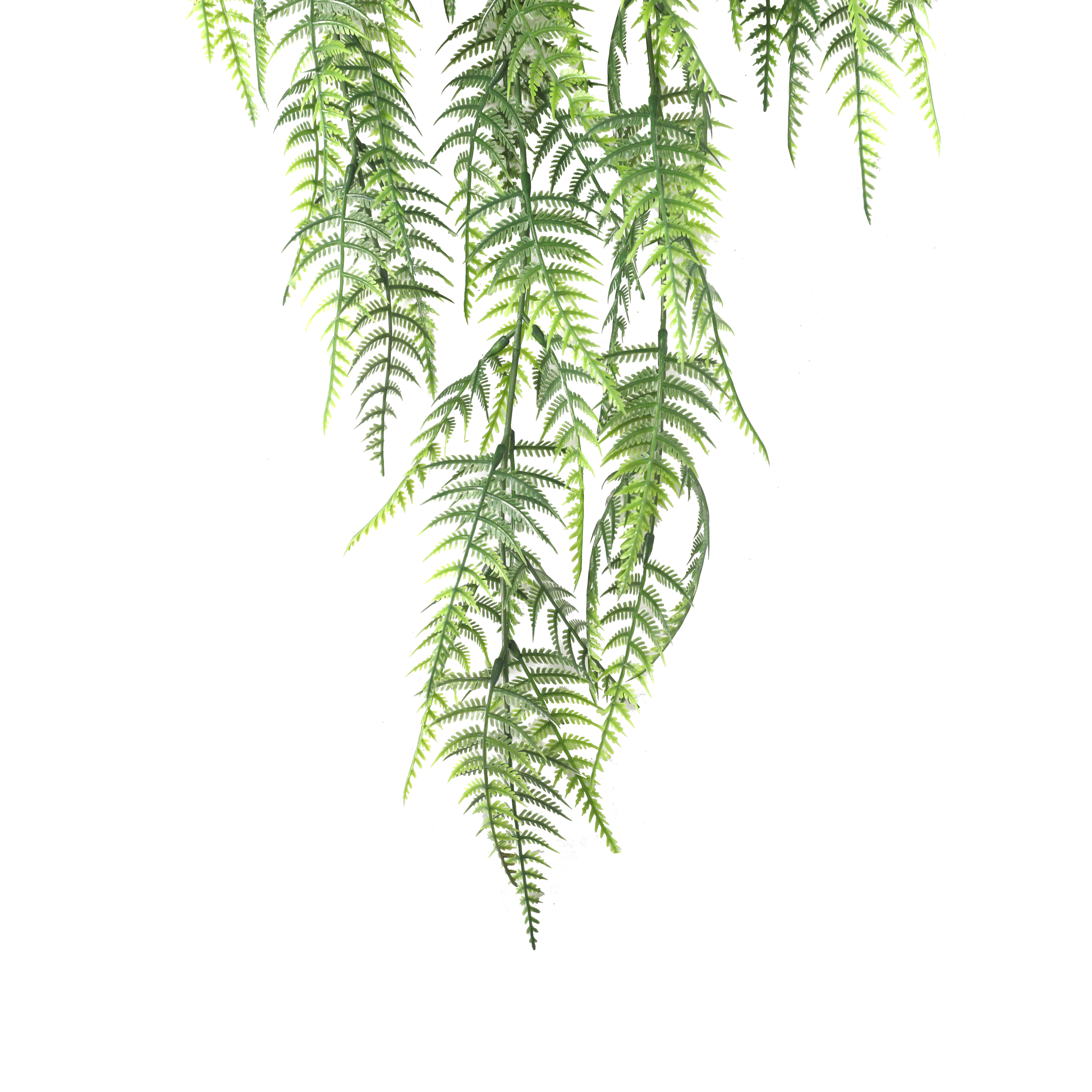 Lady Fern Artificial Hanging Plant Outdoor