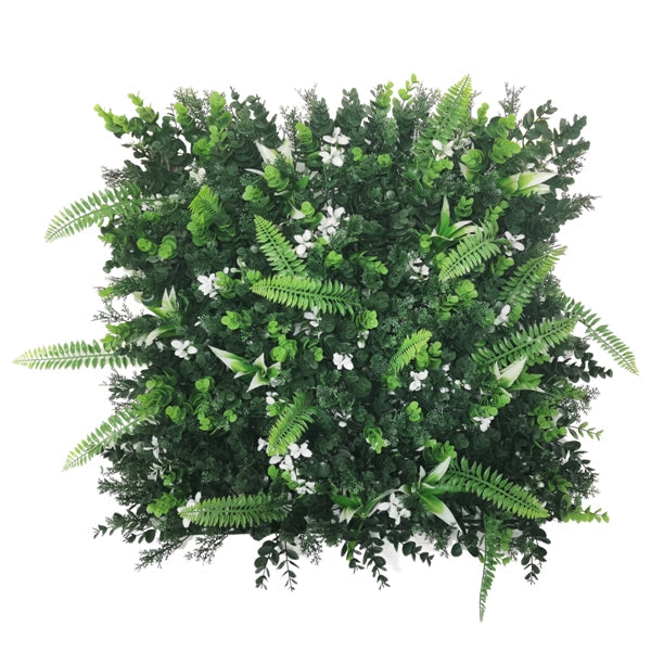Jungle Fern Artificial Hedge 1m x 1m