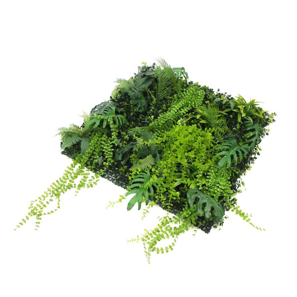 Tropical Forest Artificial Greenwall INDOOR ONLY 1m x 1m
