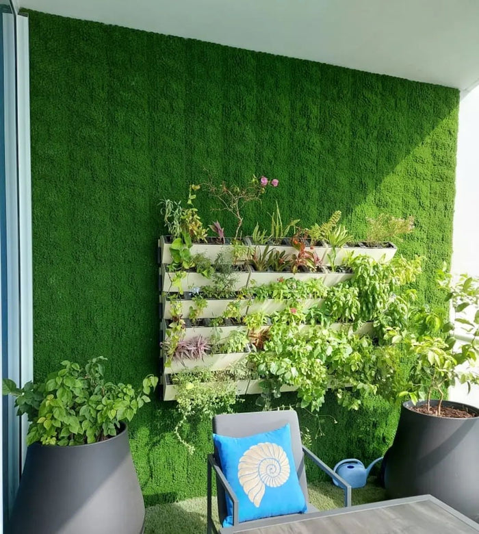 Moss artificial plant wall 1m x 1m